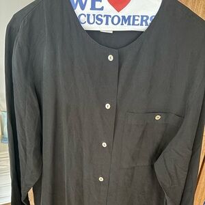 Rafaella  Silk button down blouse